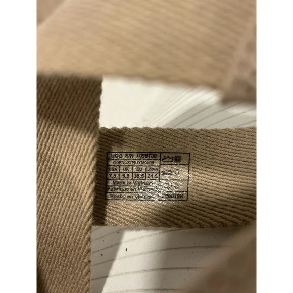 Ugg Australia Calla Women Shoes Brown Sz 7.5Leather Strap Platform Wedge Sandals - Picture 7 of 9